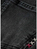 Girls' Wide Leg Wave Jeans in Black by Scotch & Soda