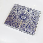 Empty 25 Days Advent Calendar EID Ramadan To Fill Yourself Gift Packaging Box (blue)