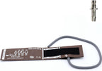 NIBP Cuff with BP12 Connector for Neonate, 6-11 cm Single Tube Reusable PU Brown Replacement Neonatal Blood Pressure Cuff