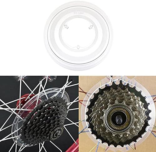 Cassette Spoke Protector Freewheel Spoke Protector Mountain Bike Bicycle Flywheel Guard Bike Rear Wheel Spoke Protector Cover Part