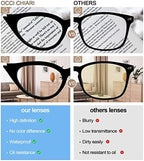 OCCI CHIARI Cat Eye Reading Glasses for Women Cateye Stylish Readers Glasses 100 125 150 175 200 225 250 275 300 350