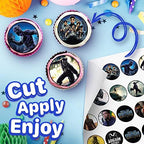 30 x Edible Cupcake Toppers Themed of Jungle Warrior Panther Collection of Edible Cake Decorations | Uncut Edible on Wafer Sheet
