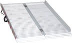 Ruedamann 4FT x 33.5" Extra Wide Electric Scooter ramp Wheelchair ramp for Doorways, Lightweight with Handle, Heavy 800Lbs, Non-Slip Foldable Threshold Ramp for Big Wheelchair Walker Scooter Trailer