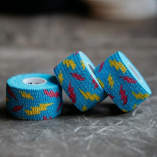 WARM BODY COLD MIND Lifting Thumb Tape for Weightlifting |1.5" x 20.6ft| - Hook Grip Tape for Gym, Powerlifting, Deadlift, Weight Lifting, Athletic Finger Wrap