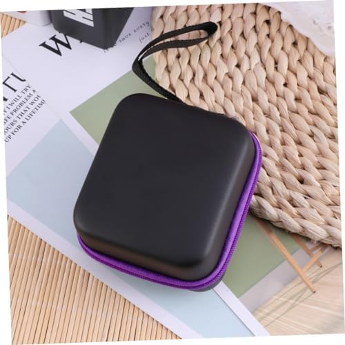 1pc Case Slots Capacity Storage Bag Water-resistant Design Portable Roller Bottle Organizer Strong Zipper