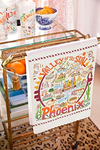 Catstudio Phoenix Dish Towel, U.S. City Souvenir Kitchen and Hand Towel, Perfect Tea Towels for Phoenix Lovers, Travel Souvenir, Housewarming Gifts, Couple Gifts