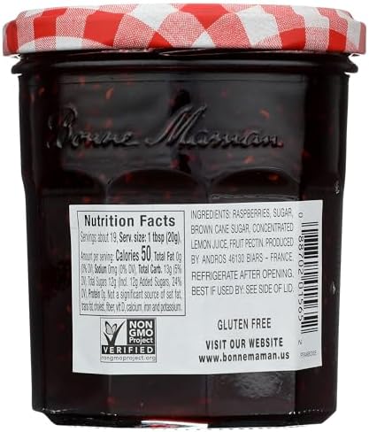 Bonne Maman Preserve, Raspberry, 13-Ounce