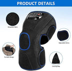 CINCOM Knee Massager with Heat, Air Compression Leg Knee Brace Wrap for Arthritis and Pain Relief Knee Eletric Heating Pad for Swelling, Injury and Joint Recovery for Mothers Dad (Single Unit)