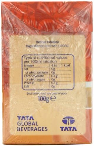 Tetley Redbush 40 Teabags 100 G (pack Of 6, Total 240 Teabags)