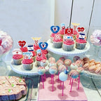 50Pcs Edible Nurse Doctor Cupcake Toppers Edible Medical Tools Cupcake Picks for Hospital Party Decorations Doctor's Nurse's Day Party Medical Graduation Retirement Birthday Cupcake Decorations