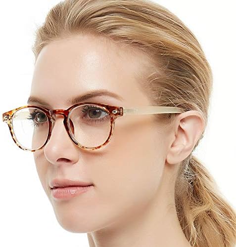 OCCI CHIARI Lightweight Designer Acetate frame Stylish Reading Glasses For Women (5006-Yellow*2, 1.5)