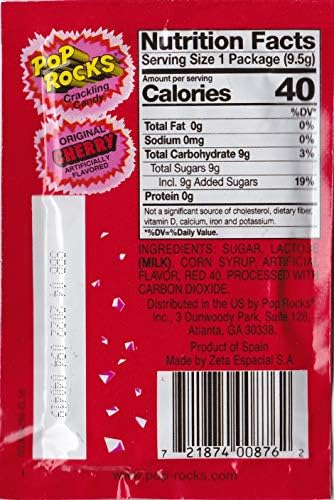 Pop Rocks Original Cherry (Pack of 6)