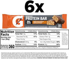 Gatorade Whey Protein Recover Bars Chocolate Caramel, 2.8 Oz, 6 Ct