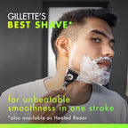 GilletteLabs with Exfoliating Bar by Gillette Razor for Men - 1 Handle, 4 Razor Blade Refills, Includes Premium Magnetic Stand