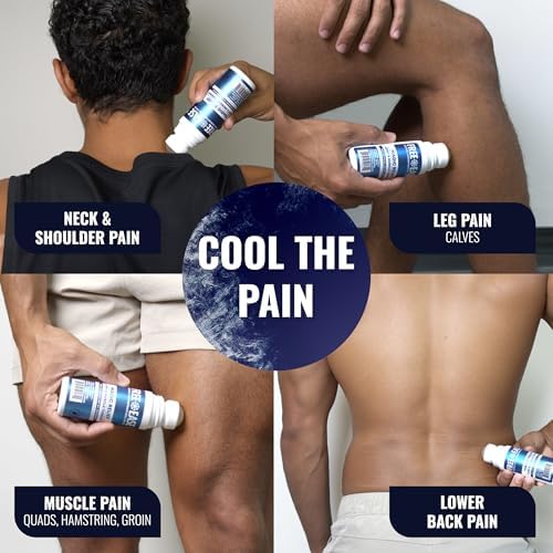 FREE EASE Magic Relief Roller – Nerve Joint and Muscle Pain Relief Roll On – Fast Cooling Therapy for Back, Neck, Shoulder, Knee Pain - Supports Joint Flexibility and Overall Mobility - Made in USA