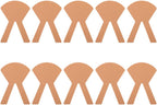 Healifty 10pcs Patient Nasal Feeding Tube Adhesive Tape Sticker Adhesive Bandages Nasal Catheter Fixing Decal (Light Brown)
