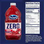 Ocean Spray® ZERO Sugar Cranberry Juice Drink, Cranberry Juice Drink Sweetened with Stevia, 64 Fl Oz Bottle