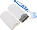 Travel Essentials Toiletries Denture Brush Storage Box Toothbrush Cover Holder for Travel