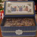 Jane Parker Fruitcake Amaretto Fruit Cake 1 pound (16 Ounce) Loaf in a Decorative Tin -Holiday-Christmas Cake-The Best Fruitcake You Can Buy