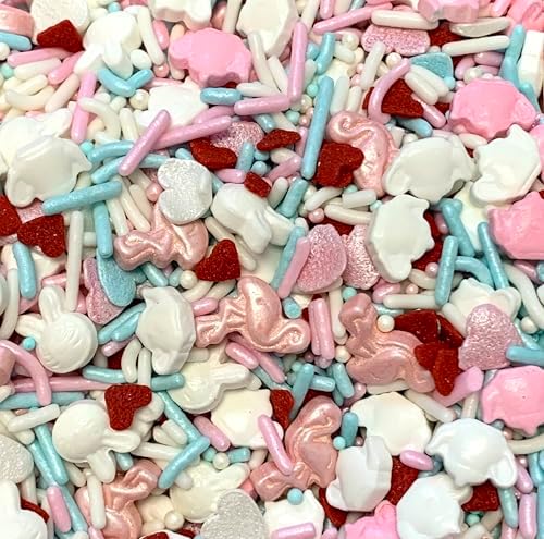 COOL MOM SPRINKLES Mad Tea Party Sprinkles (4 oz.) – Alice Themed Sprinkles for Decorating Birthday Cakes, Cupcakes, Cookies & Desserts – Mixed in the USA/Gluten-Free
