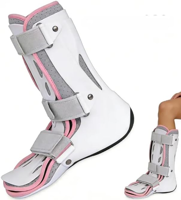 Walking Boot for Women & Men, Medical Boot for Broken Foot, Ankle, Toe - Fits Shoe Size 5-11, Adjustable Air Cam Walker with Removable Liner & Splint, Non-Slip Orthopedic Boot for Fracture, Sprain, Post-Surgery Recovery (Right)