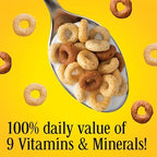 Multi Grain Cheerios, Heart Healthy Breakfast Cereal, Gluten Free, Family Size, 18 oz