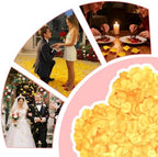 2200PCS Artificial Flower Petals Fake Rose Petals for Romantic Night,Wedding,Proposal Anniversary Flower Decorations (Orange)