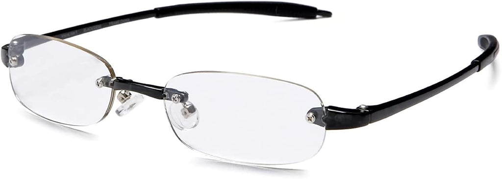 Visualites Lightweight Oval Rimless Reading Glasses for Men and Women - Model - VIS 5