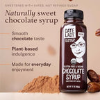 Date Lady Chocolate Syrup | Sweetened Only with Dates | Organic, Vegan, Kosher and Dairy Free | Drizzle on Ice Cream, Pour on Pancakes or Grab a Spoonful! | 1Squeeze Bottle (17oz)