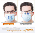Sponge Anti-Fog Nose Bridge Pads Seal Nose Cushion Memory Foam Nose Pads Self-Adhesive Protection Strip Nose Pad for Mask 50 PCS