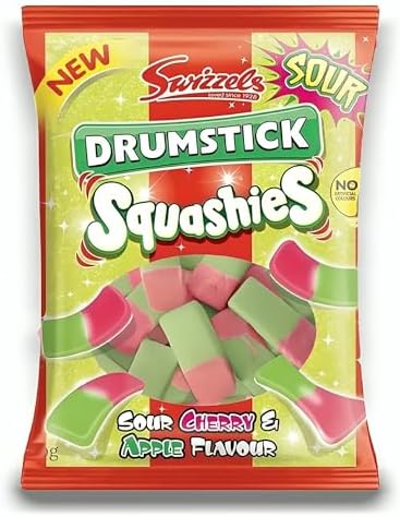 Squashies Drumstick Cherry & Apple - 120g (Pack of 1)