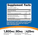 Nutricost Glucosamine 1800mg with Chondroitin & MSM, 240 Tablets, 120 Servings - Non-GMO, Gluten Free