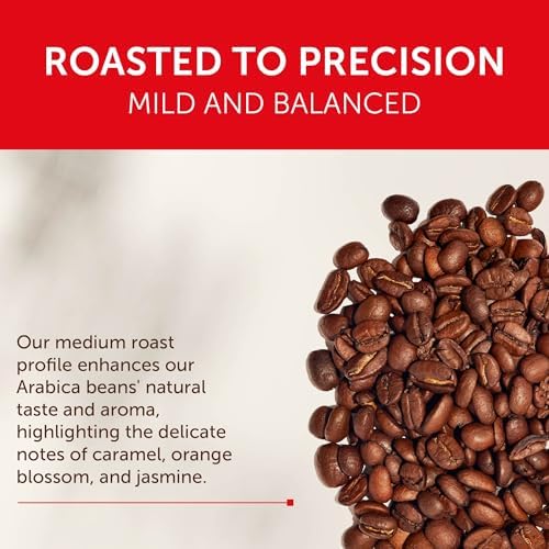 illy Whole Bean Coffee, Classico Medium Roast, 100% Arabica, Premium Italian Coffee, Ideal for Espresso, Drip, Moka and French Press Brewing, 8.8oz, 6 Pack