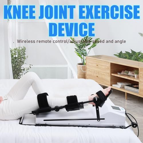 Electric Knee Rehabilitation Trainer Machine, 0°-120° Bidirectional Flexion/Extension Training,for Joint Stiffness, Post-Fracture & Knee Replacement Recovery