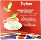 Typhoo British Tea, Foil fresh teabags, 80 count (pack of 6)