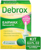 Debrox Ear Wax Removal Kit, Bulb Syringe & 0.5 Fl Oz Ear Wax Removal Drops with Carbamide Peroxide