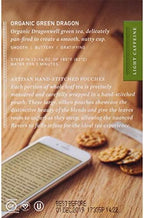 Mighty Leaf Tea Organic Green Dragon Hand-Stitched Tea Bags, 15 ct