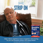 Breathe Right Nasal Strips, Extra Strength Tan Nose Strips, Drug-Free Nasal Congestion Relief for Better Breathing, Help Relieve Snoring, Caused by Colds & Allergies, Deviated Septum, 26ct