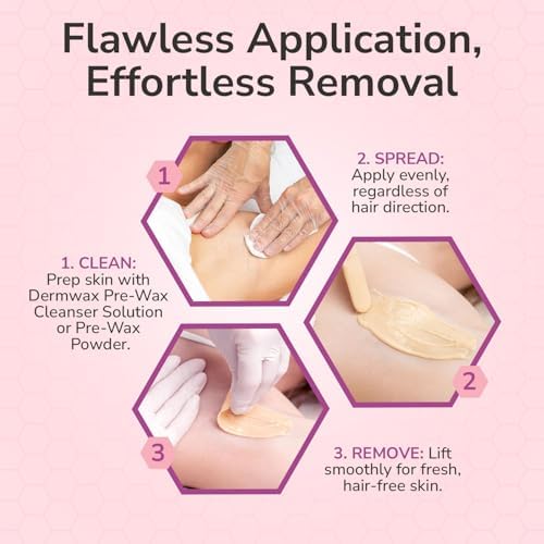 WAXXED Cream Hard Wax Beads 2.2LB – Professional Cream Hard Wax for Hair Removal – Titanium Dioxide Infused Wax Beads for Sensitive Skin – Smooth Application & Clean Removal – Salon & Home Use
