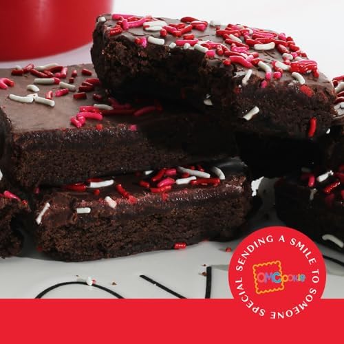 Valentines Day Gift Basket Chocolate Brownies Food Gift Individually Wrapped For Men Women Package | Nut Free Dairy Free | Kosher