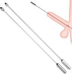 FST Urethral Sound 2Pcs Stainless Steel Sounding Rod Urethra Plug Urethral Dilator Sounding Rod Set Male Prostate Massage and Stimulation Adult Sex Toys for Men (A)