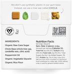 SIMPLY Gum Peppermint, Plastic-Free Natural Chewing Gum, 6 Pack (90 Pieces) | Vegan, Kosher, Non GMO, Aspartame Free and Sorbitol Free