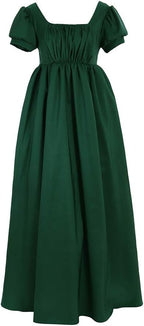 1791's lady Vintage Ball Dress Medieval Renaissance Tea Gown Jane Austen Dresses