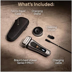 Braun Series 9 PRO+ Electric Razor for Men, 5 Pro Shave Elements & Precision Long Hair Trimmer, 6in1 SmartCare Center, Wet & Dry Electric Shaver for Smooth Skin with 60min Battery Runtime, 9517s