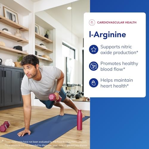 Pure Encapsulations L-Arginine - 1,400 mg - Support Nitric Oxide Production - Heart Health & Blood Flow - Gluten Free & Non-GMO - 90 Capsules