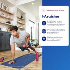 Pure Encapsulations L-Arginine - 1,400 mg - Support Nitric Oxide Production - Heart Health & Blood Flow - Gluten Free & Non-GMO - 90 Capsules
