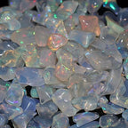 GEMHUB Feng Shui Crystal, Rough Crystal, Wholesale Lot, Raw Rough Gemstone, Jewelry Making Raw Gemstone and Crystals, Energy Stone, Wikka, Reiki, Yoga, Meditation, Diy Stone, White Fire Opal