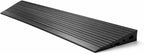 1" Rise No-Drill Natural Rubber Wheelchair Threshold Ramp, 35.5" Cuttable, 2200 LBS Load Capacity, Non-Slip Weather Resistant Doorway Ramp for Wheelchairs, Walkers, Scooters