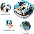 Sanitary Napkin Storage Bag for Women Cute, Feminine Menstruation Pad Holder for Period, Portable Zipper Menstrual Pad Bags Dalmatian