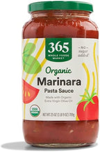 365 by Whole Foods Market, Organic Marinara Pasta Sauce, 25 Ounce